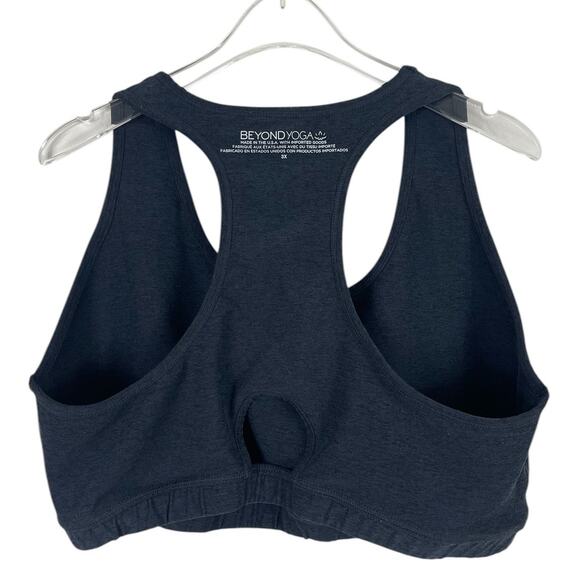 Beyond Yoga Spacedye Got Your Back Sports Bra Darkest Night Size 3X - Picture 8 of 8